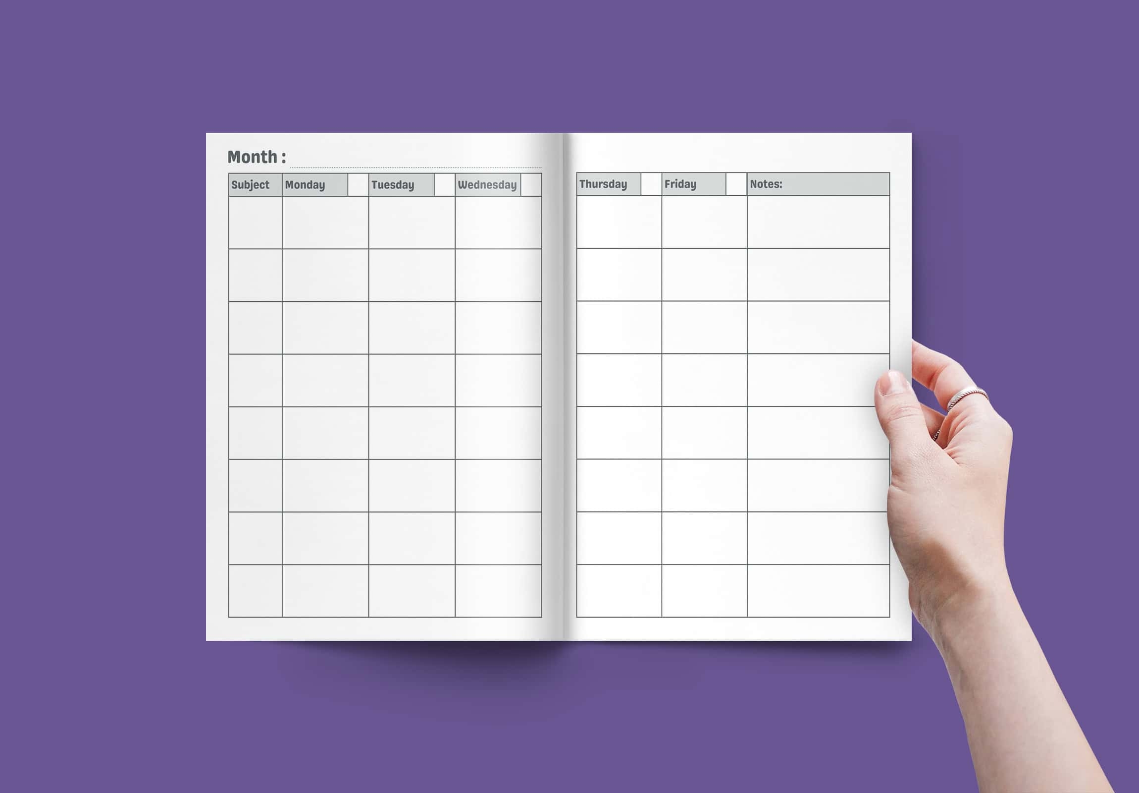 Free 8 Subject Teacher Lesson Plan Template