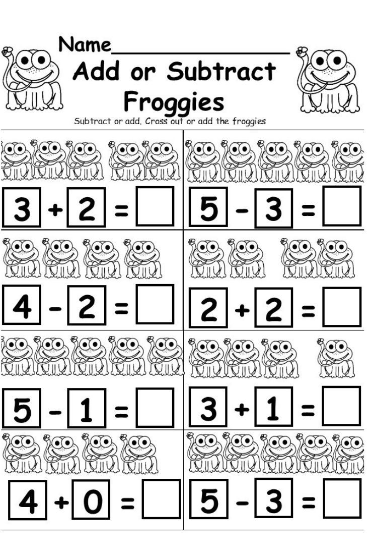 Free Addition And Subtraction Worksheet Kindermomma Free Addition And Subtraction Worksheet Kindermomma