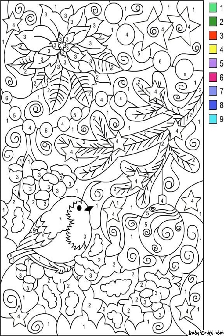 Free Advanced Color By Numbers Worksheet Color By Number Coloring Pages