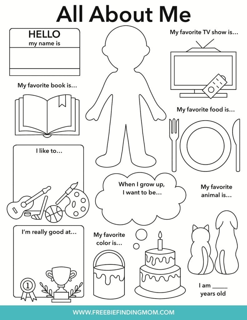 all about me worksheet preschool all about me worksheet preschool