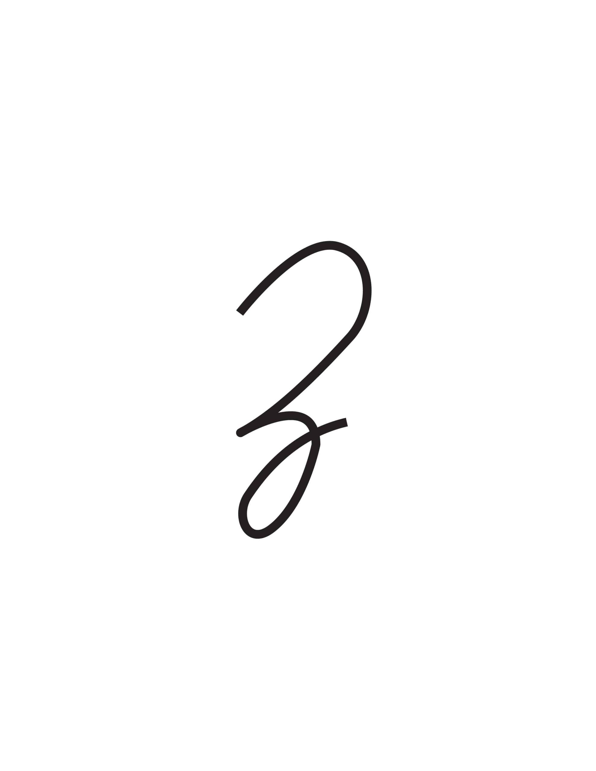 Free Cursive Letters Printable Capital Z