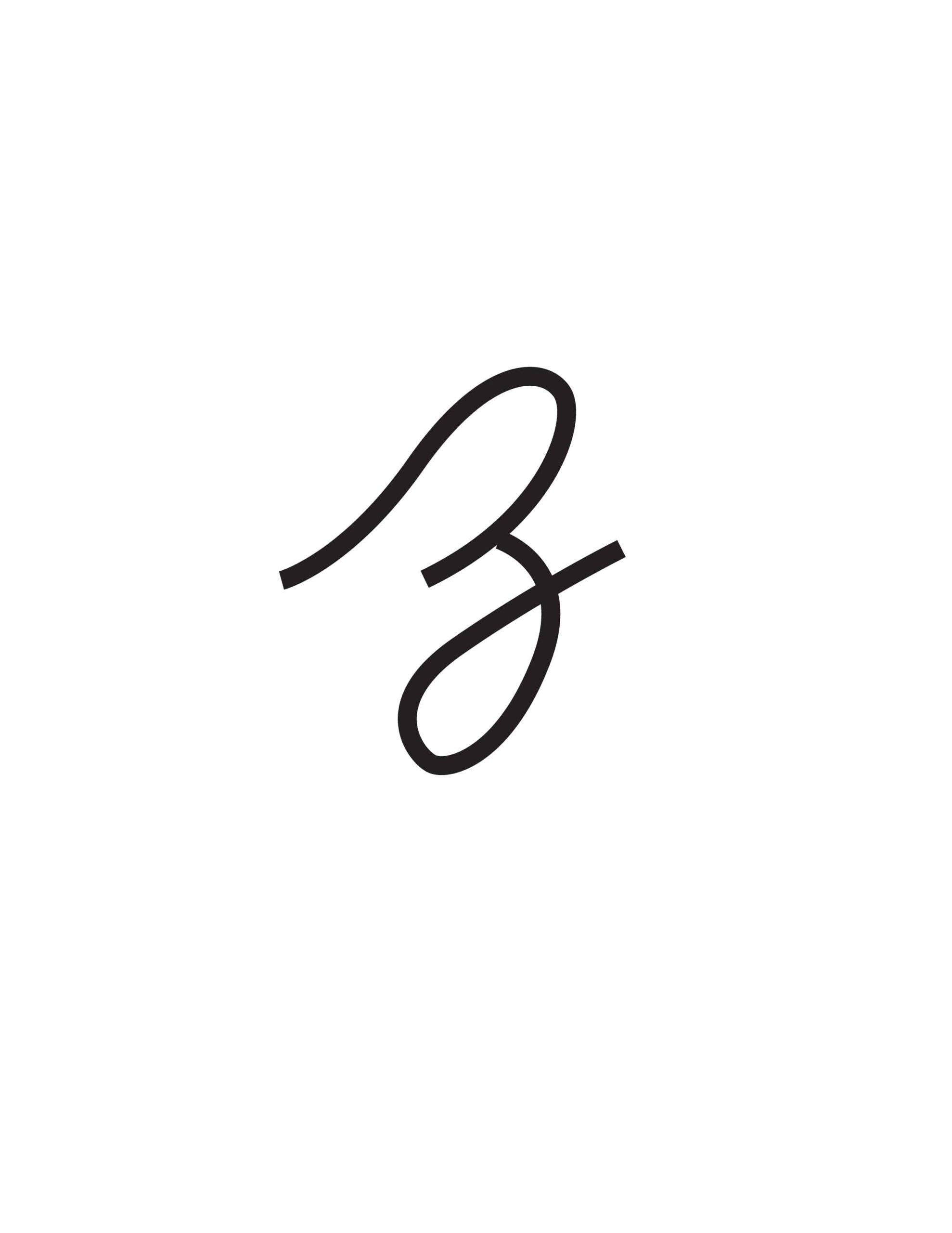 Free Cursive Letters Printable Lowercase Z