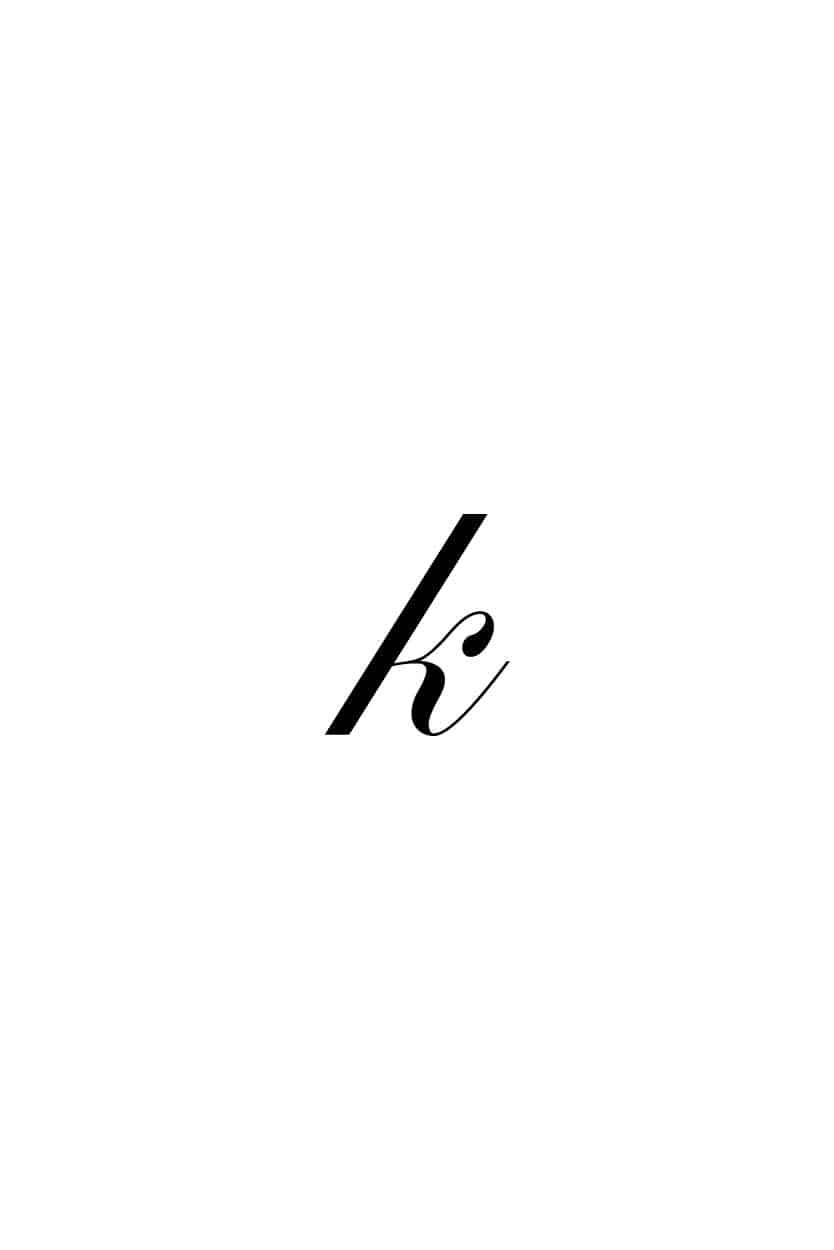 Free Cursive Letters Printable Royal Fancy Lowercase K
