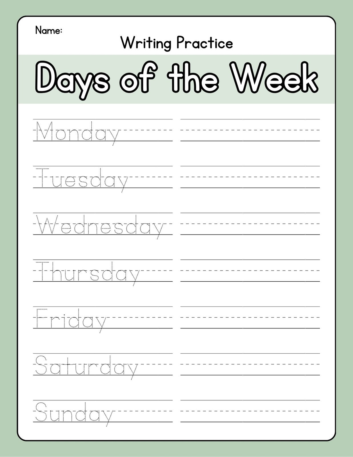 Free Custom 1st Grade Writing Worksheet Templates Canva Worksheets Library