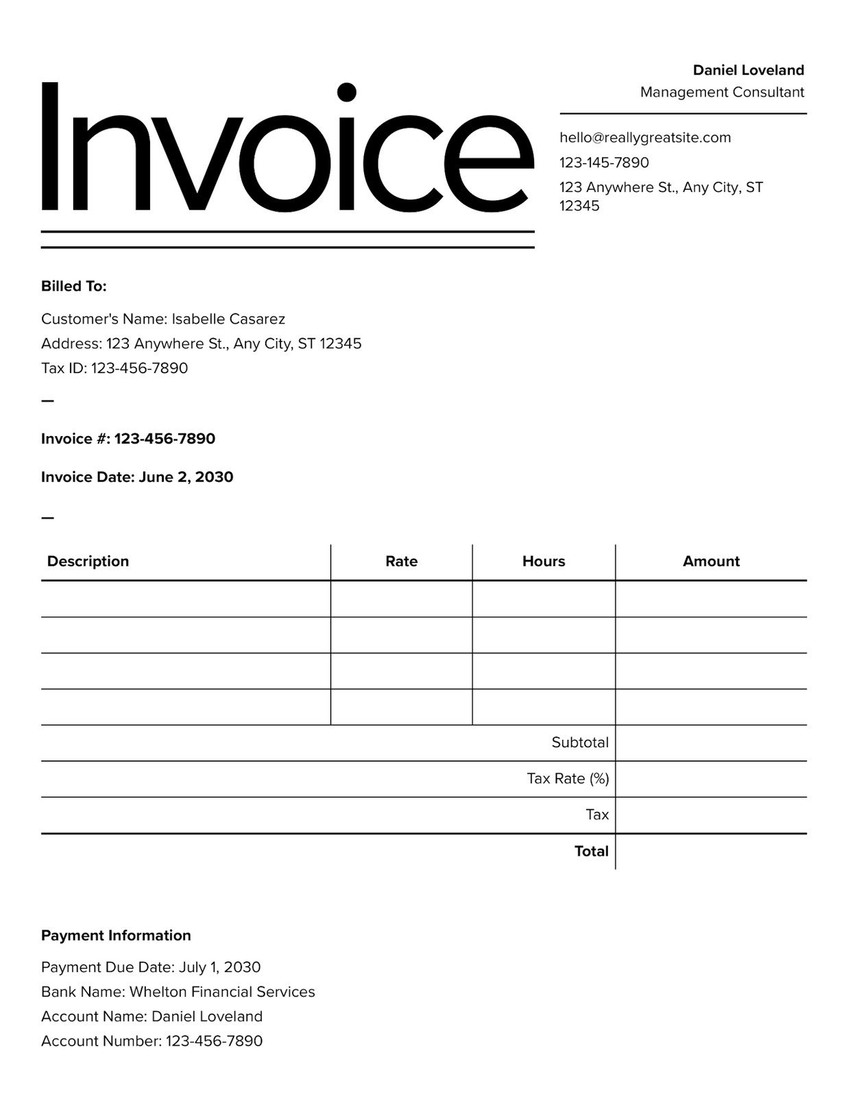 Free Custom Printable Consulting Invoice Templates Canva Free Custom Printable Consulting Invoice Templates Canva