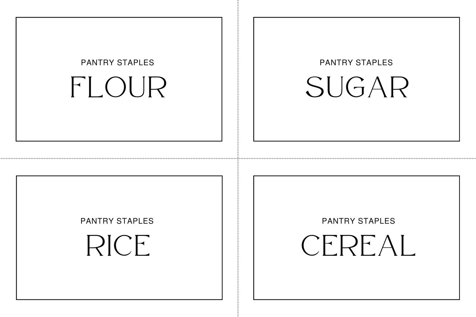 free printable cottage food label template