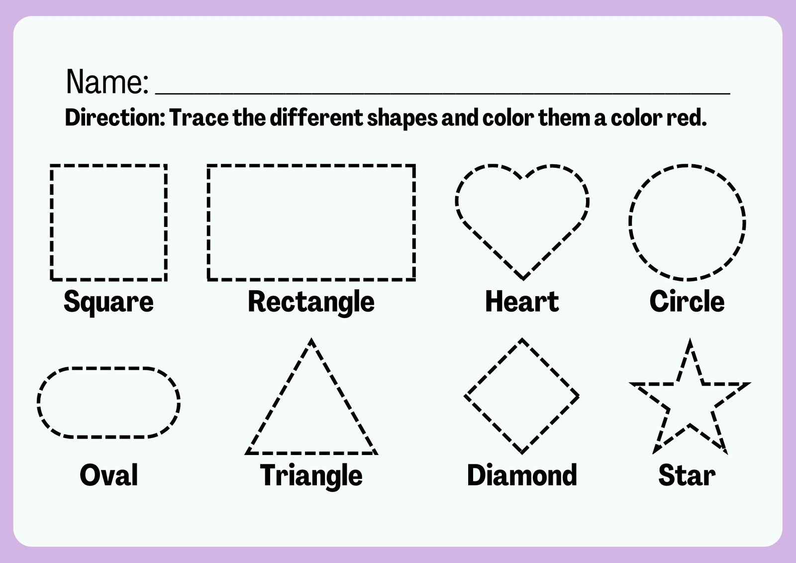 free worksheets for nursery