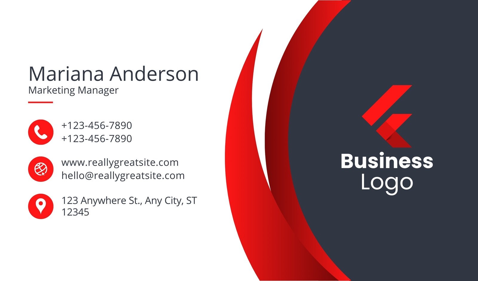 Free Custom Printable Simple Business Cards Canva