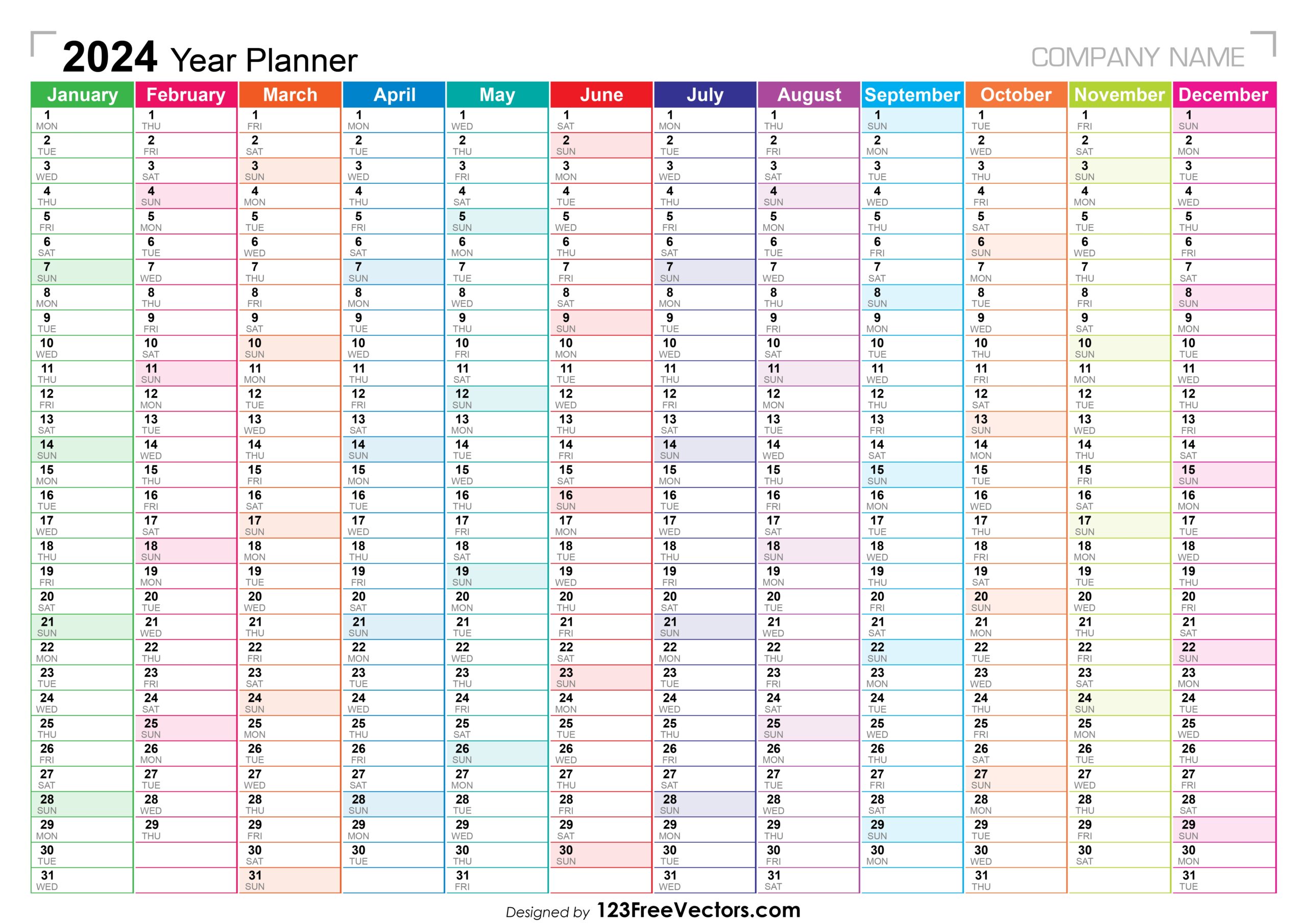 printable planner 2024