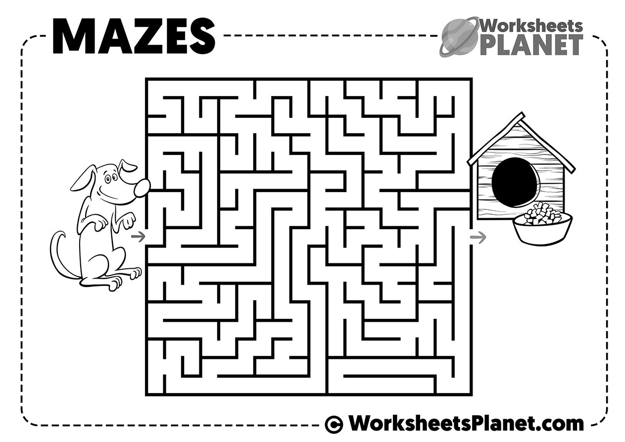 free mazes to print