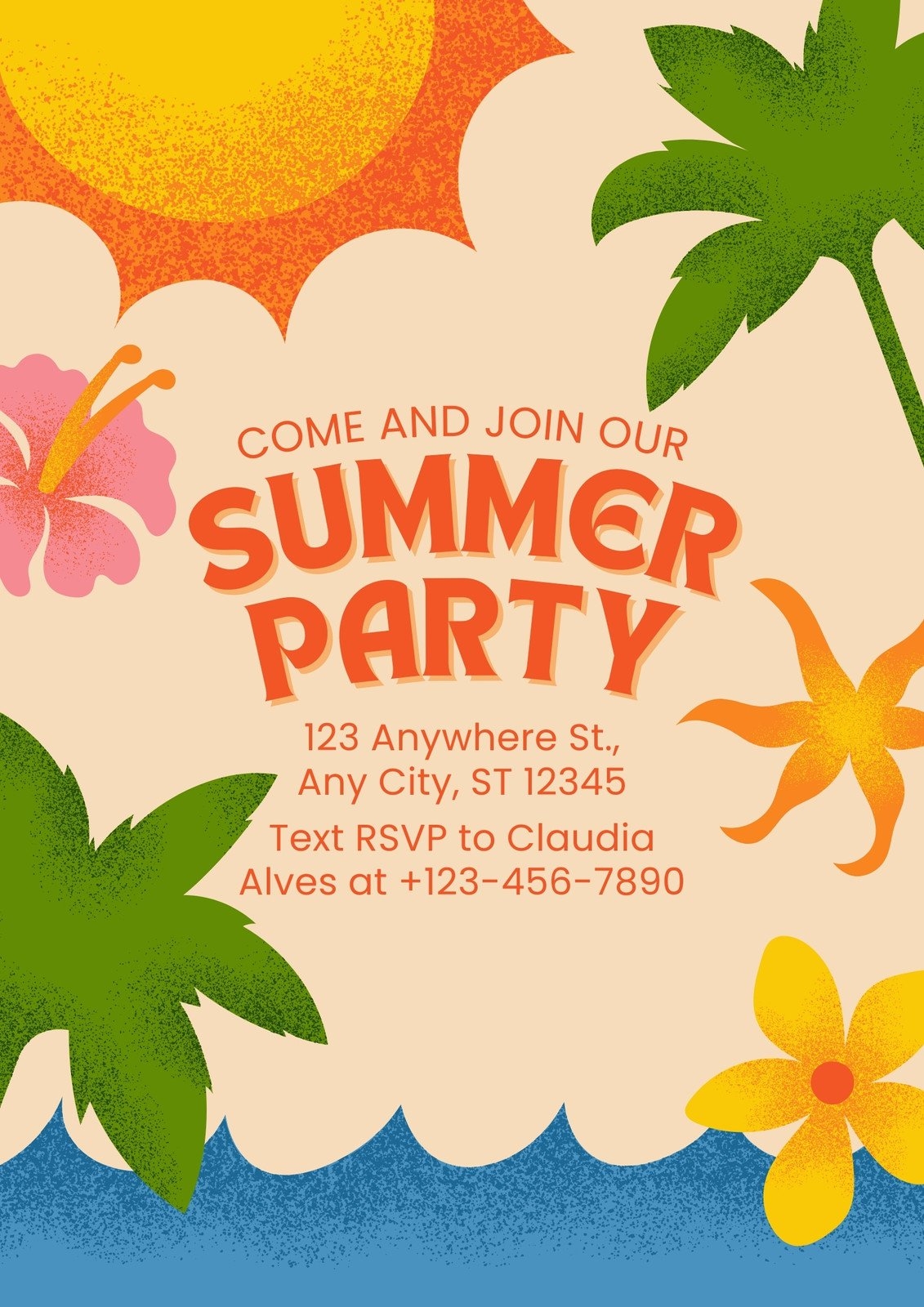Free Editable Printable Tropical Flyer Templates Canva