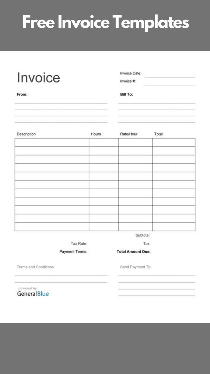 Free Invoice Templates