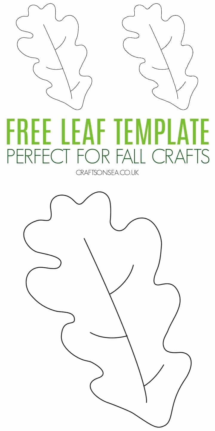 Free Leaf Template Printable PDF Crafts On Sea Free Leaf Template Printable PDF Crafts On Sea
