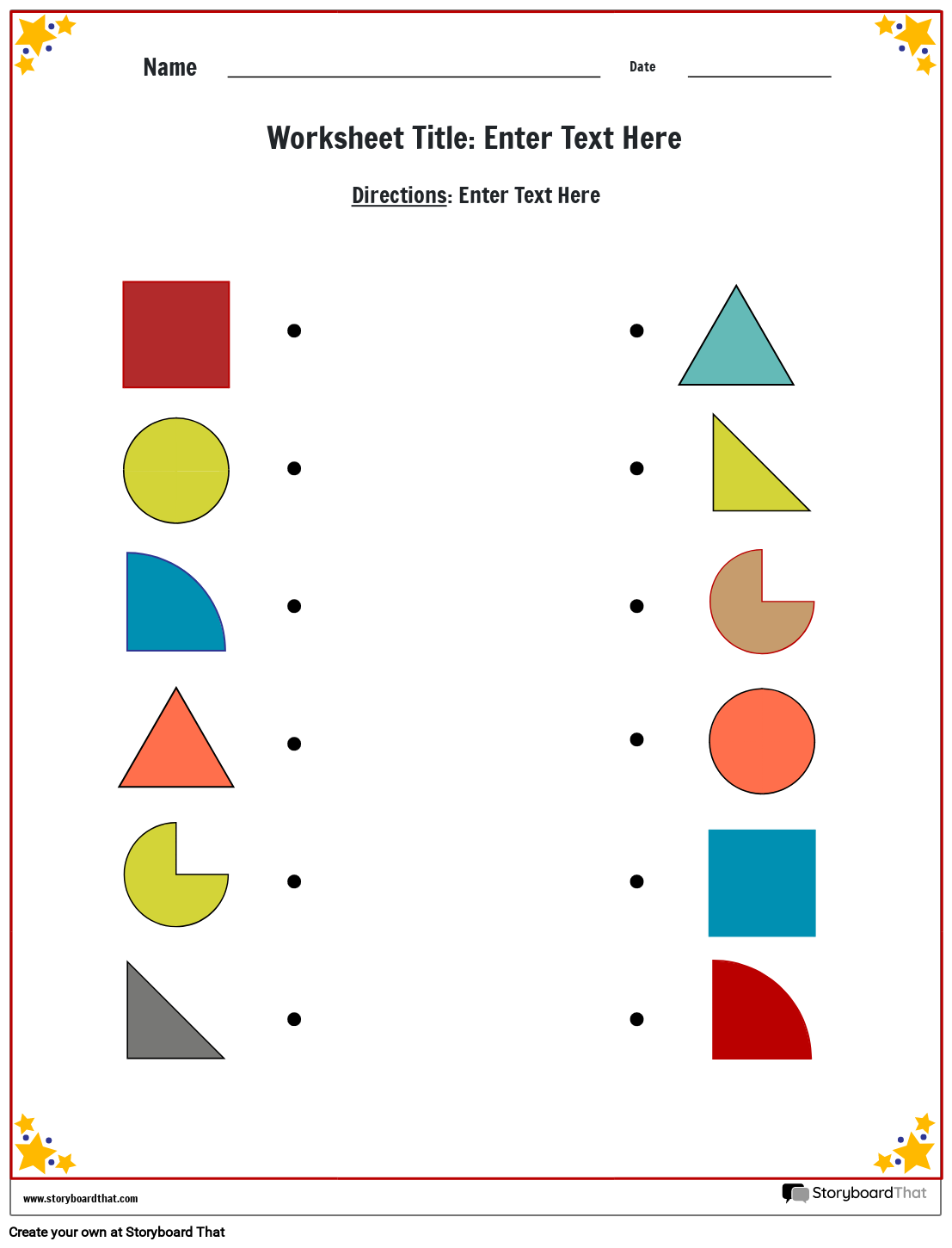 shapes worksheets for kindergarten