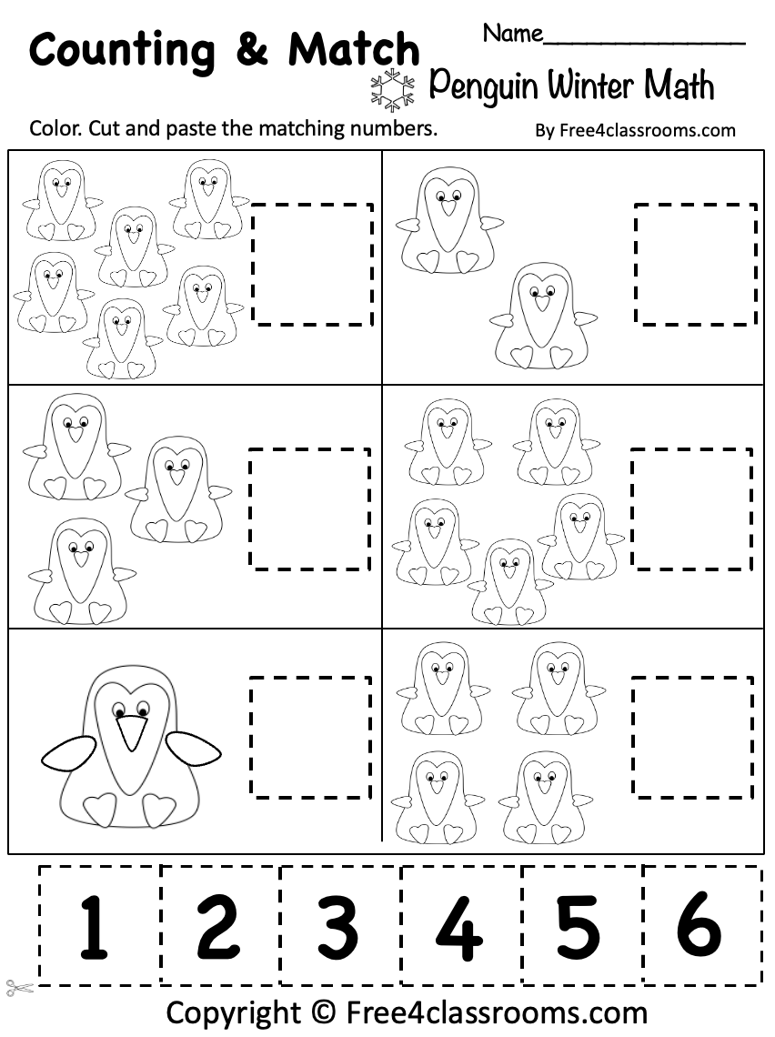 pre k math worksheets
