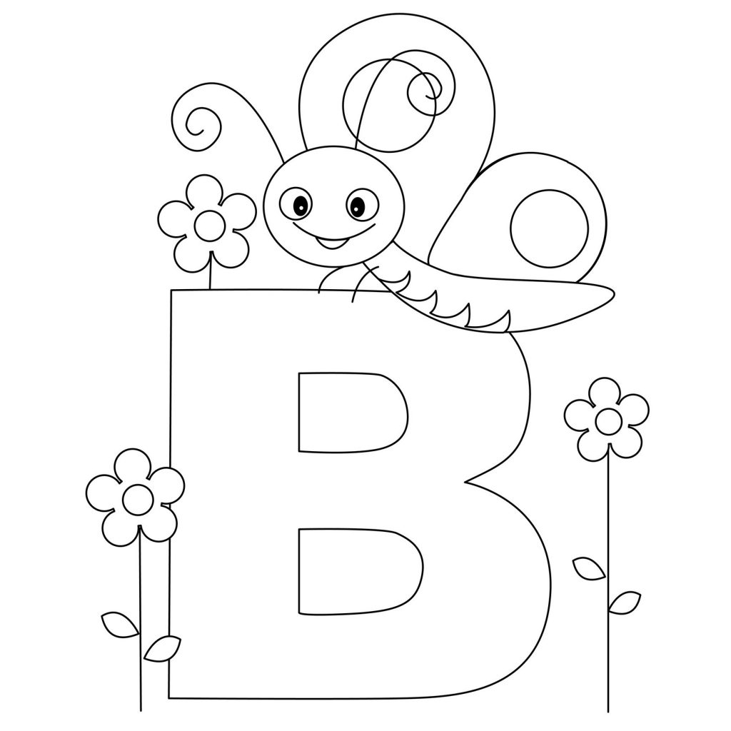 alphabet letters coloring pages