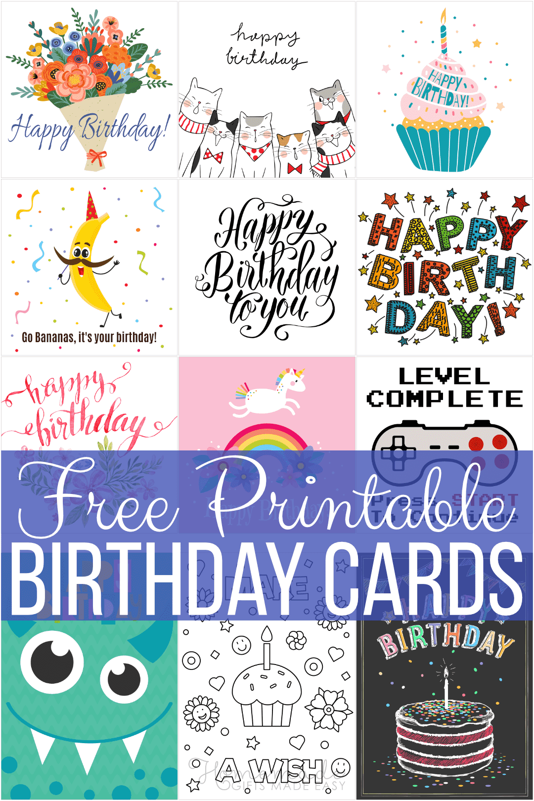 happy birthday card printable