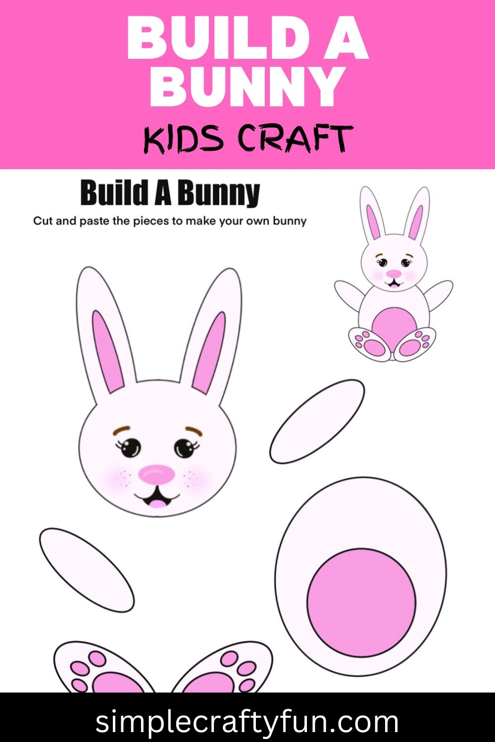 free printable bunny template