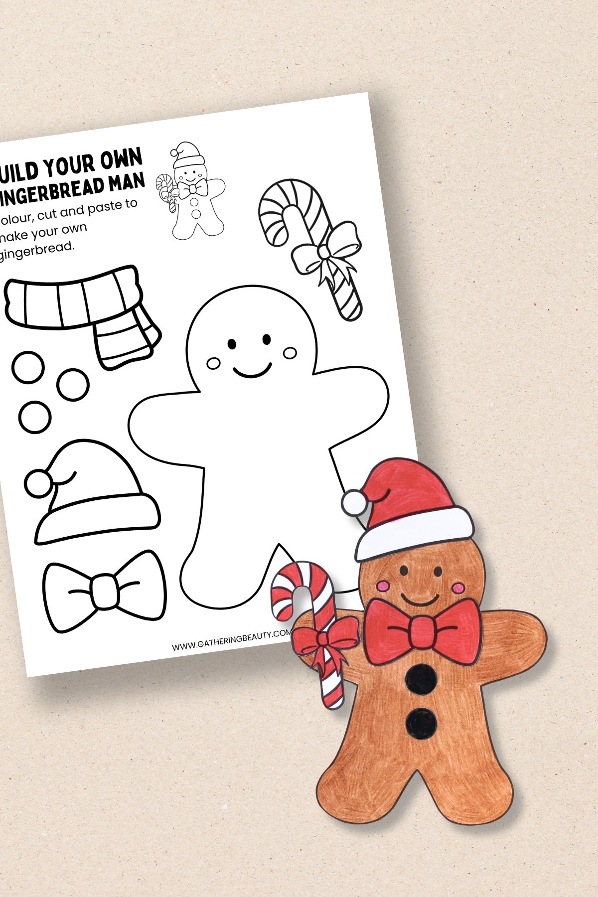 printable gingerbread man template