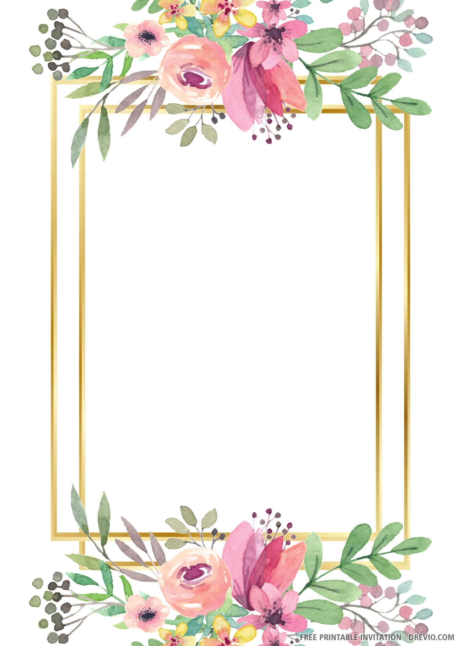printable invitation templates for free