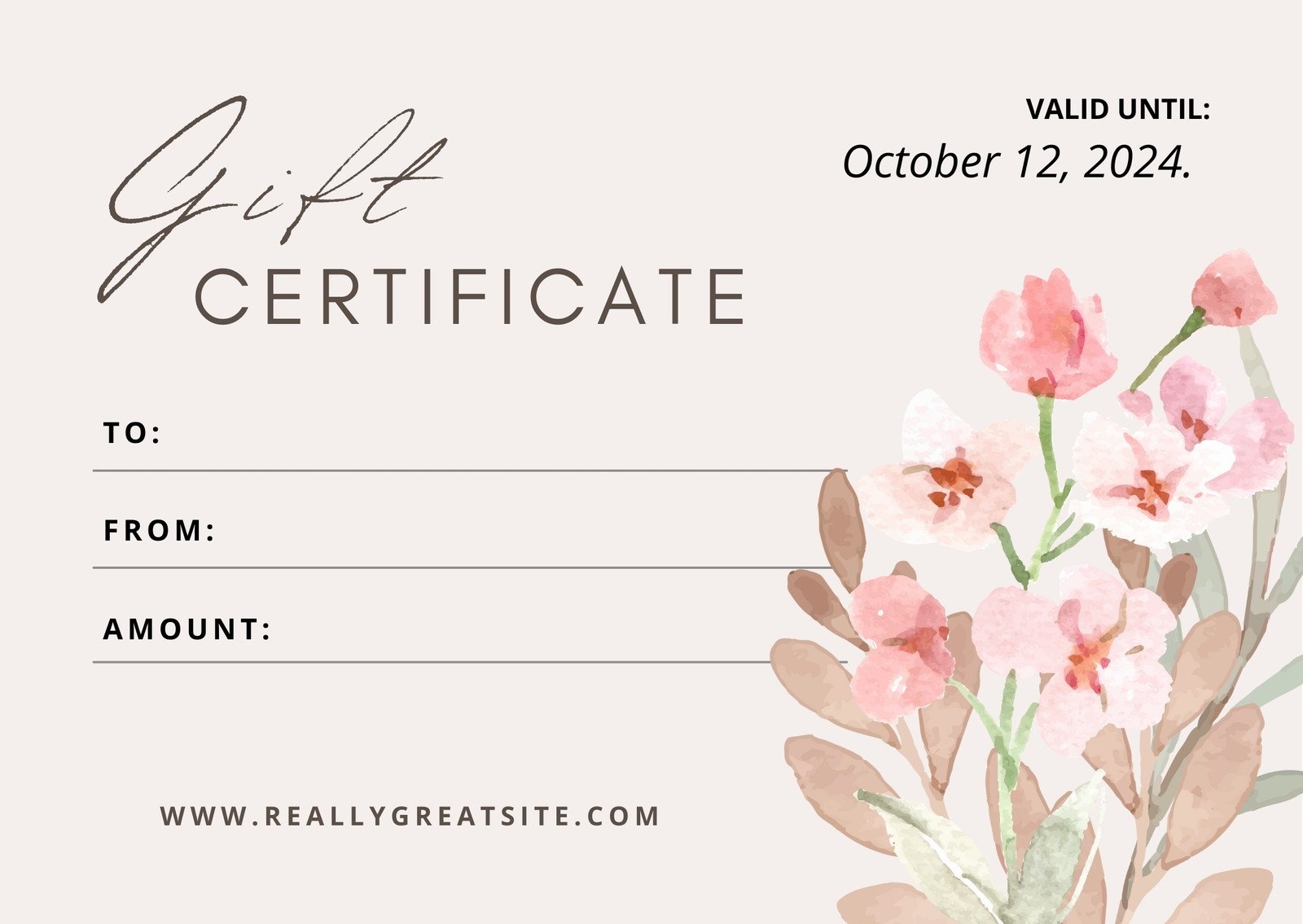 Free Printable Gift Certificate Templates To Customize Canva