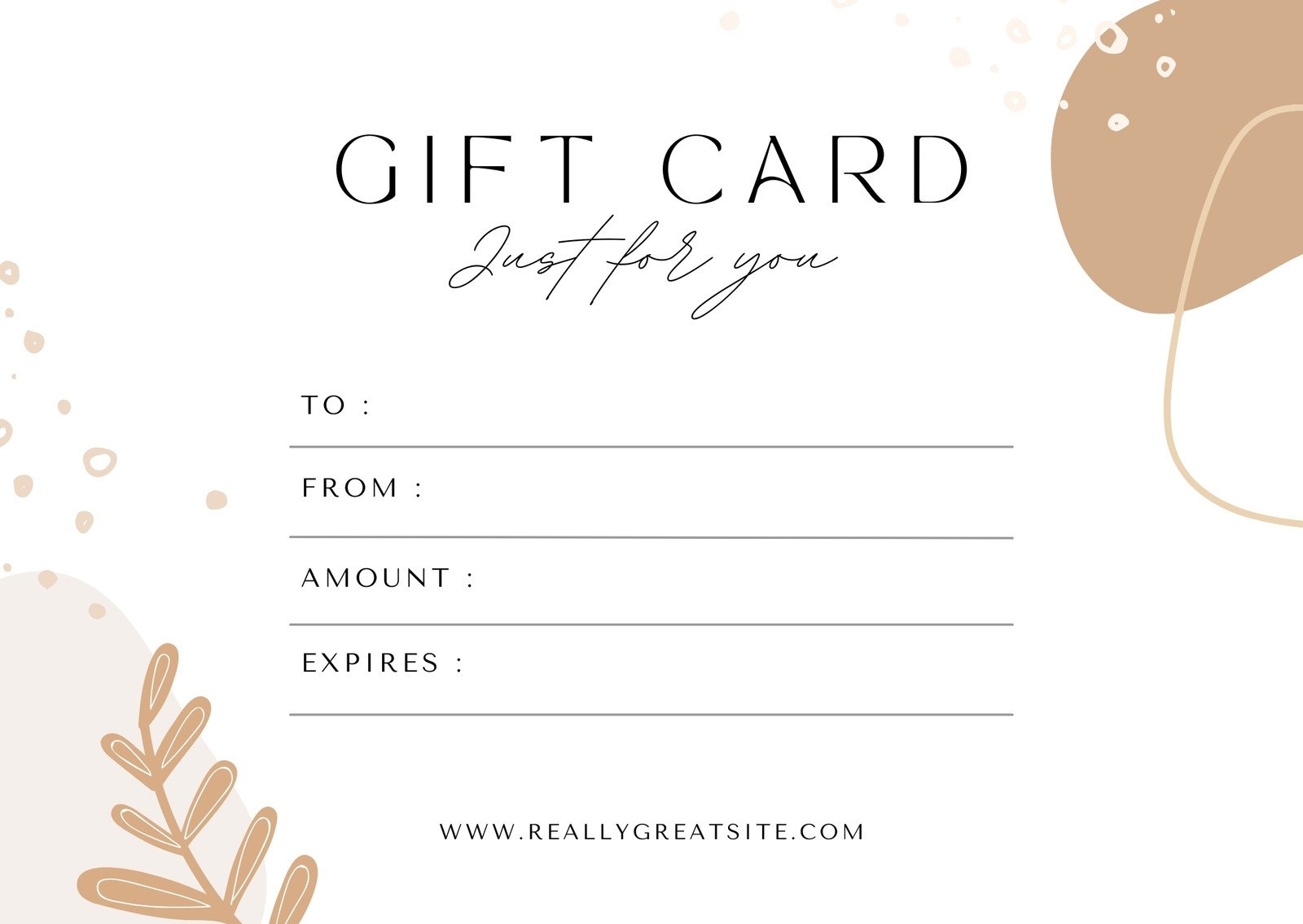 gift certificate templates free printable