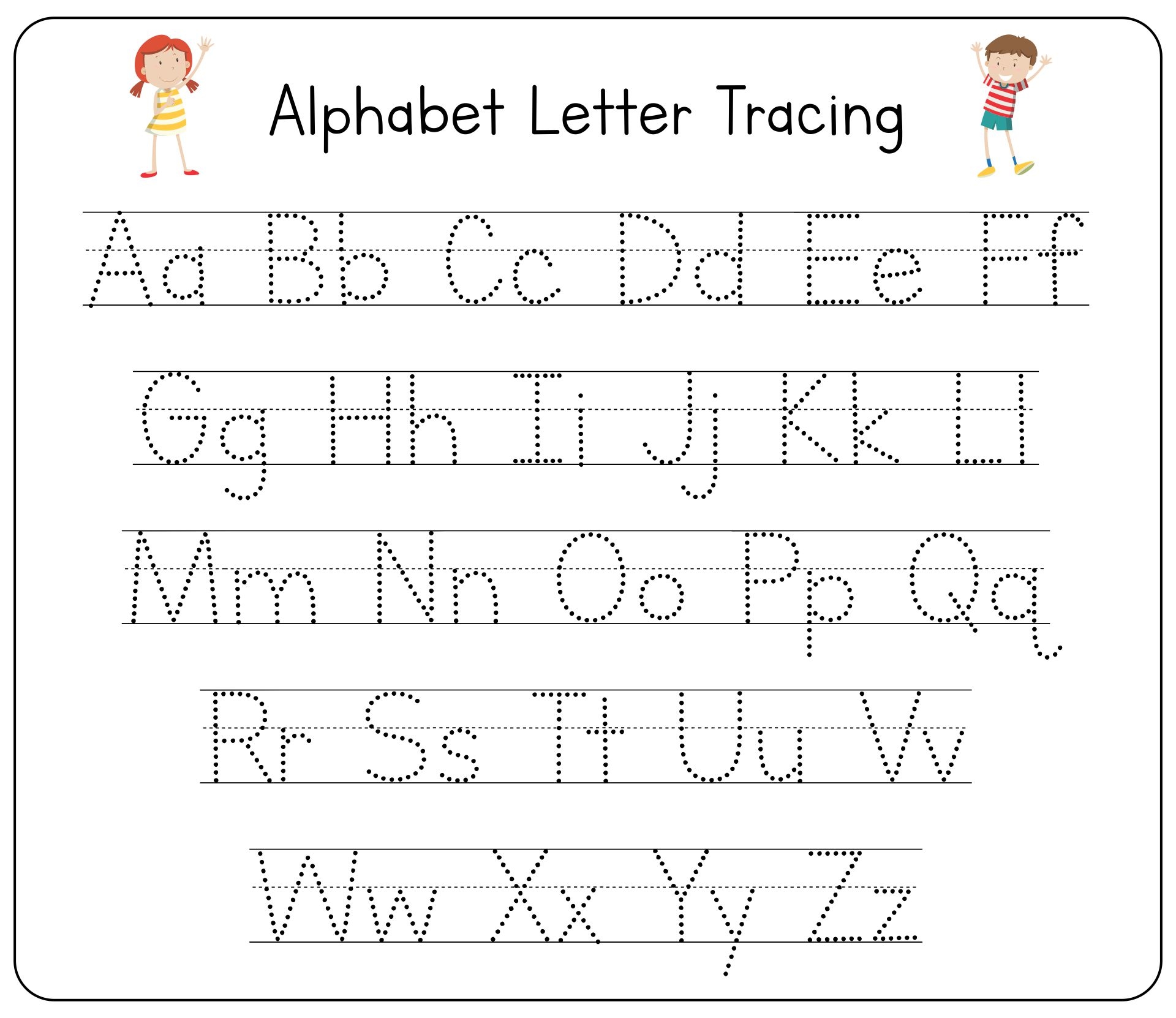 printable letter tracing worksheets