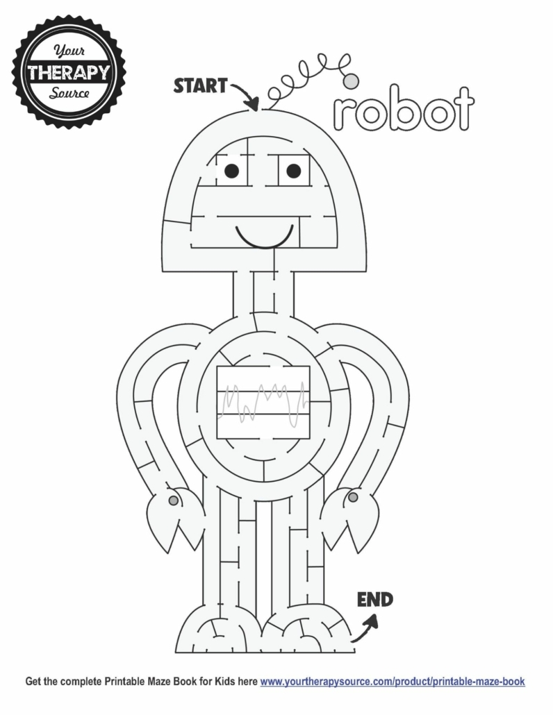 free printable mazes for kindergarten