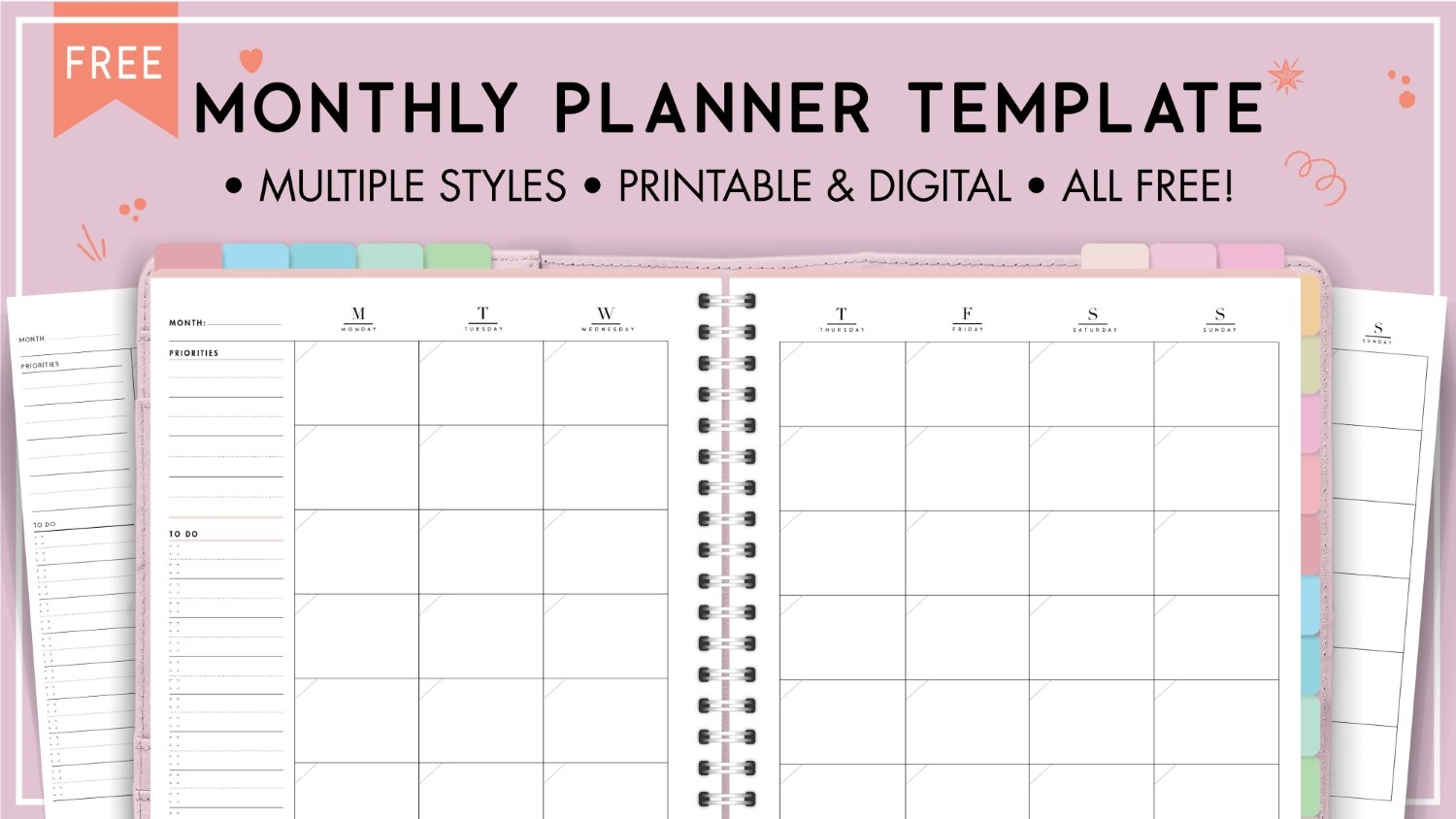 printable planner free