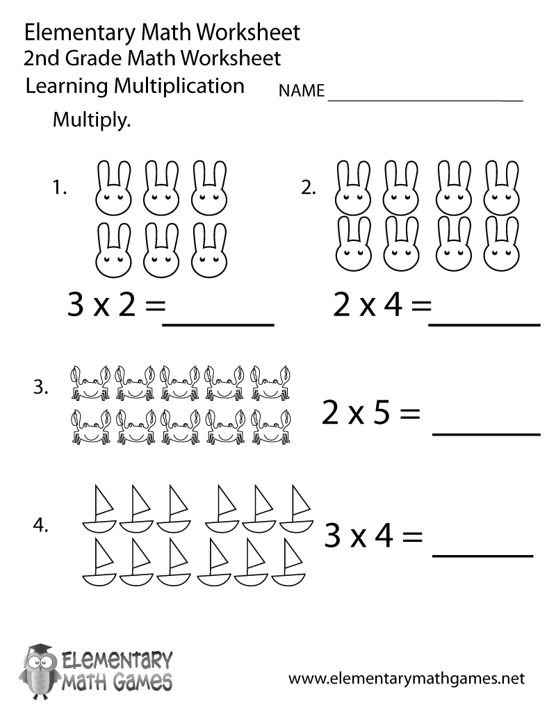 2nd grade math worksheet