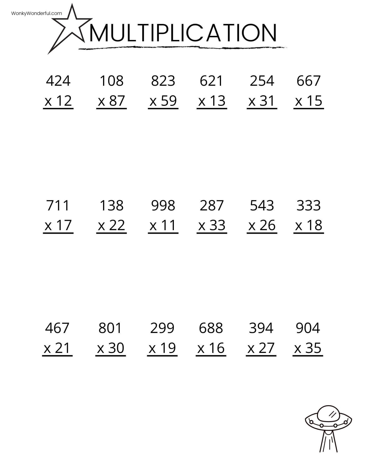 math worksheets for 4th graders