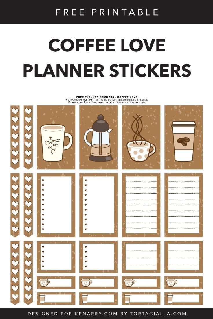 Free Printable Planner Stickers For Coffee Lovers Ideas For The Home Free Printable Planner Stickers For Coffee Lovers Ideas For The Home