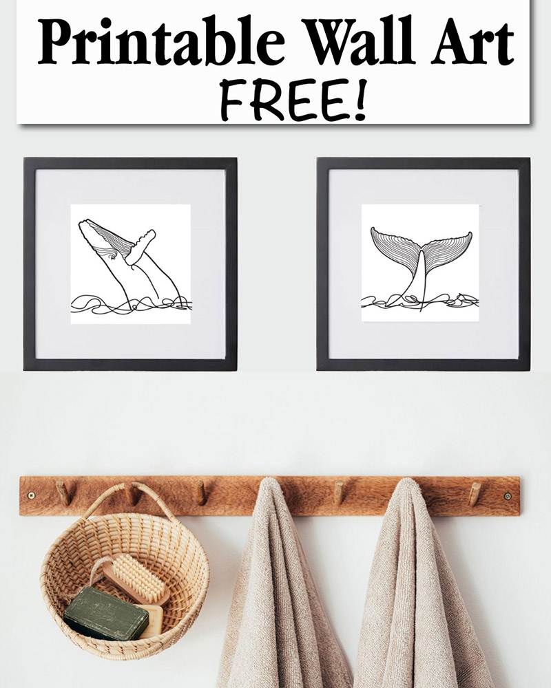 Free Printable Wall Art Black And White 