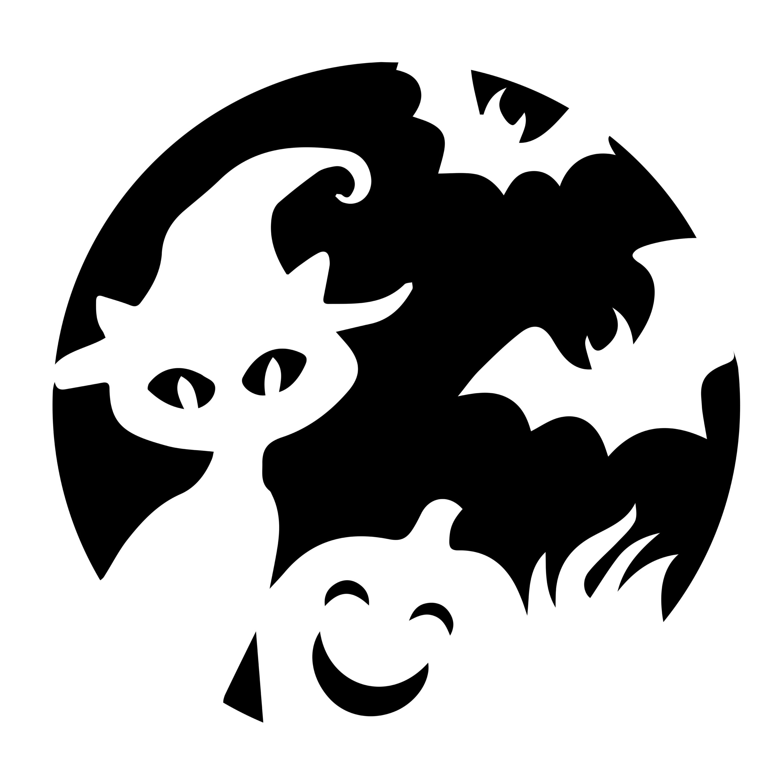 Free Pumpkin Stencils Worksheets Library