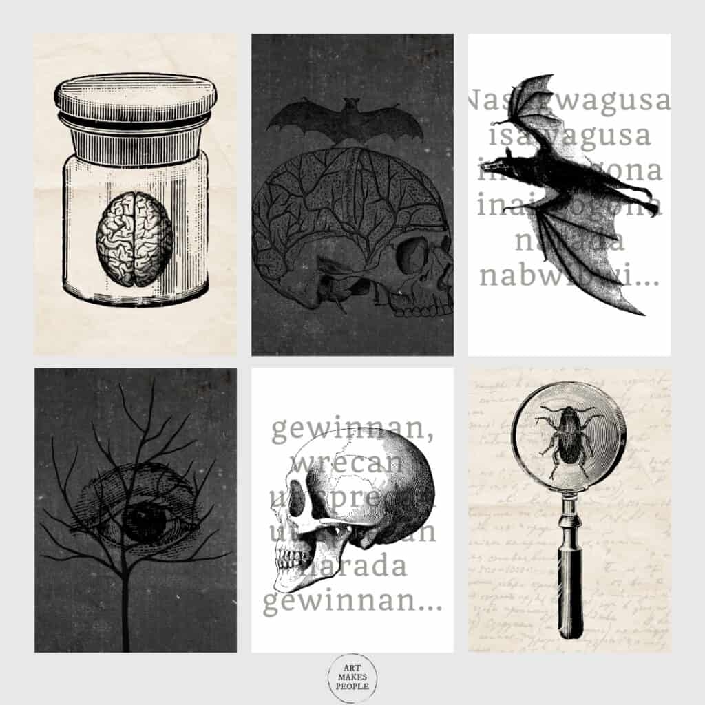 printable halloween wall art