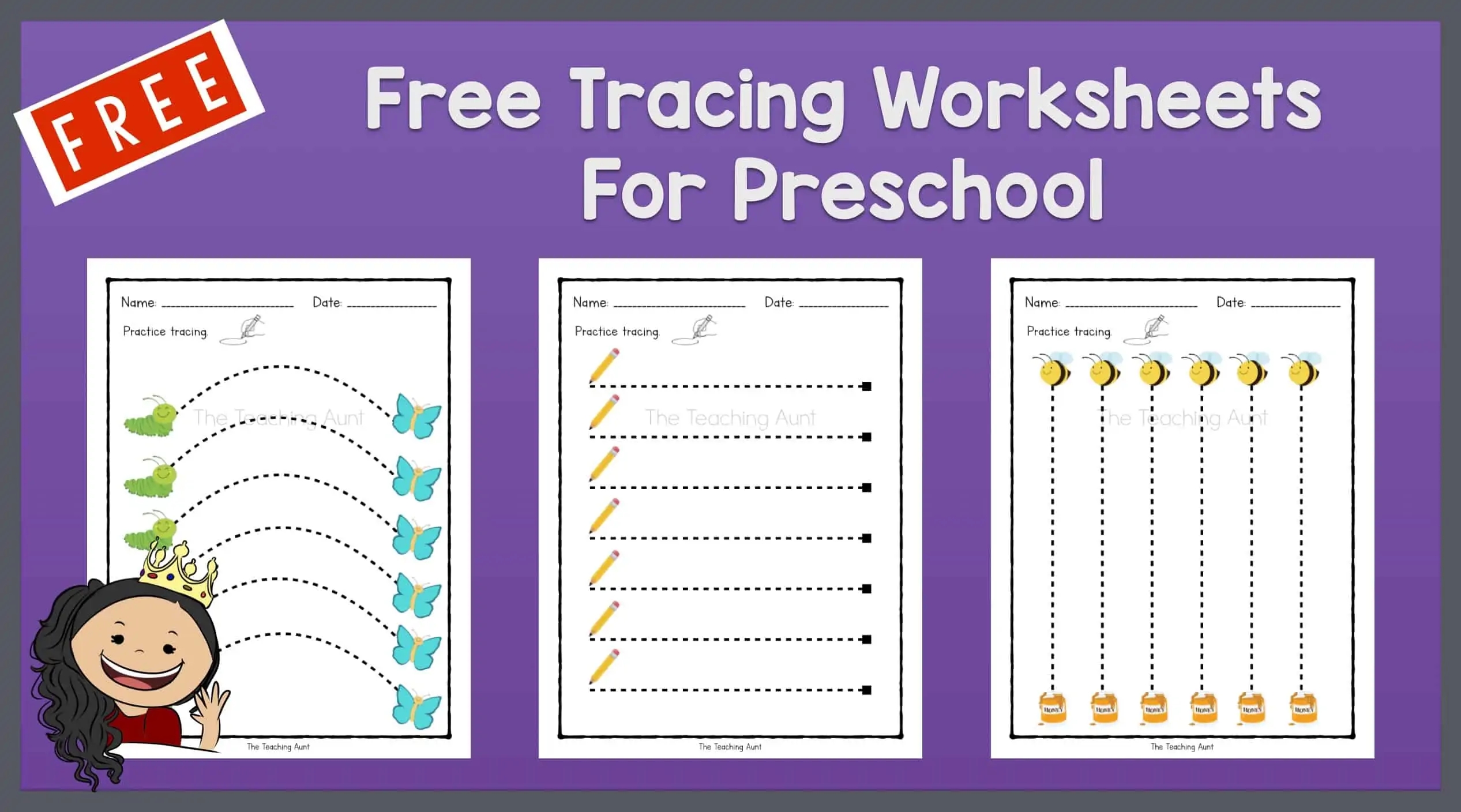 tracing worksheets for preschoolers