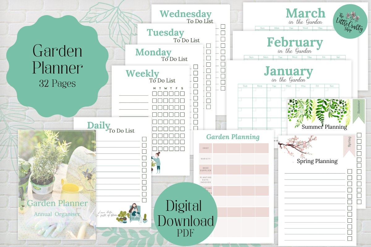 Garden Planner PDF Printable 434882 