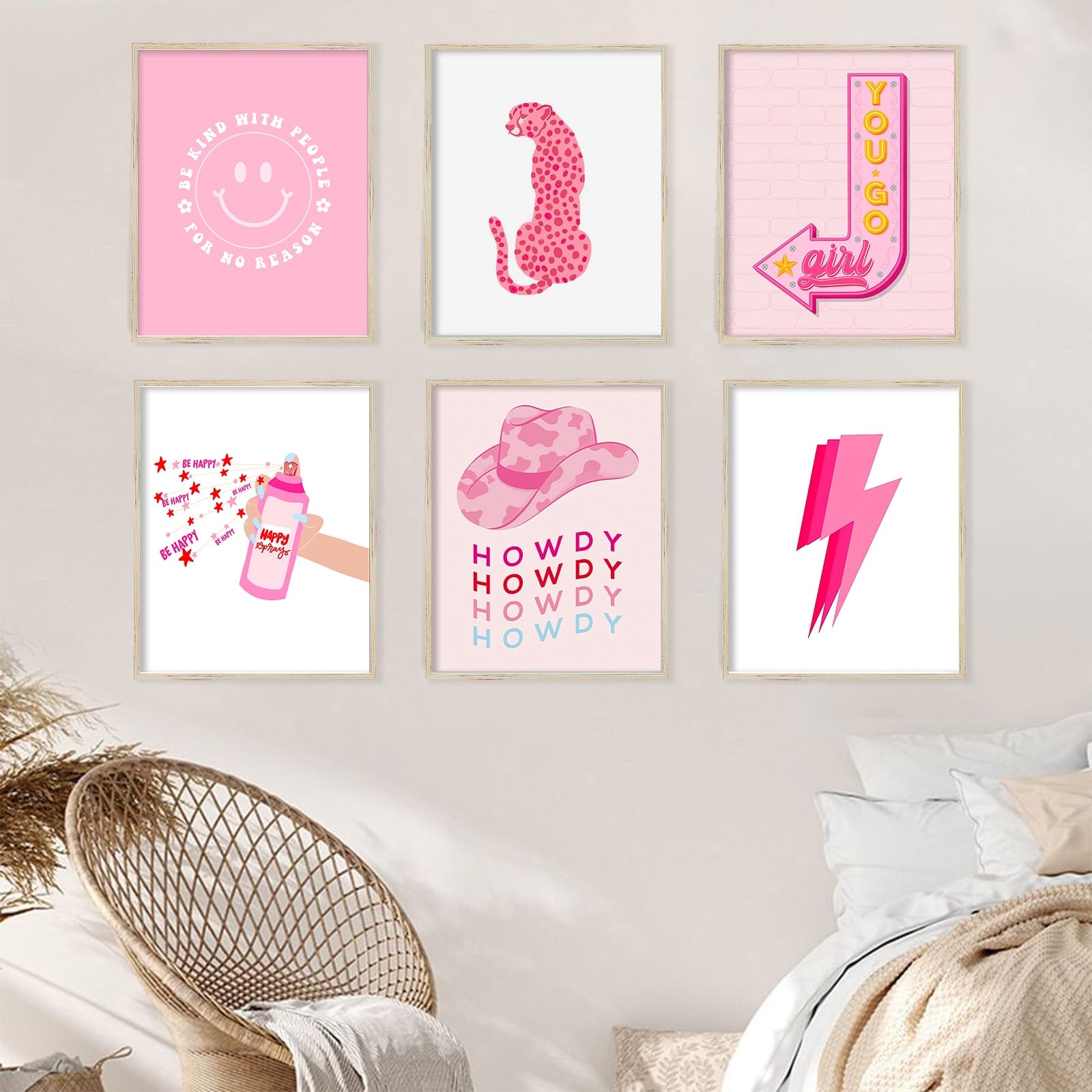 printable pink wall art