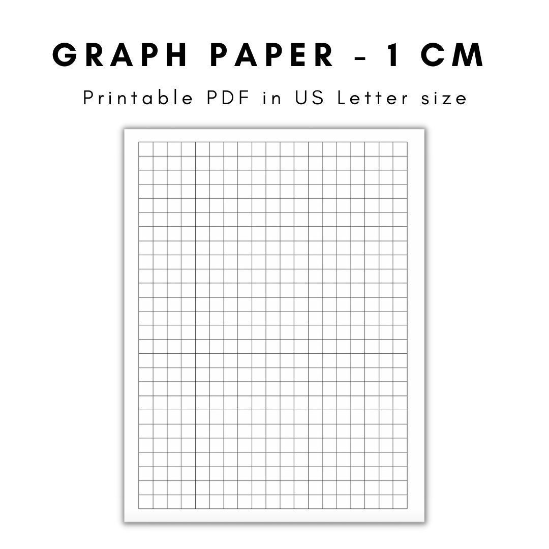 graph paper printable pdf