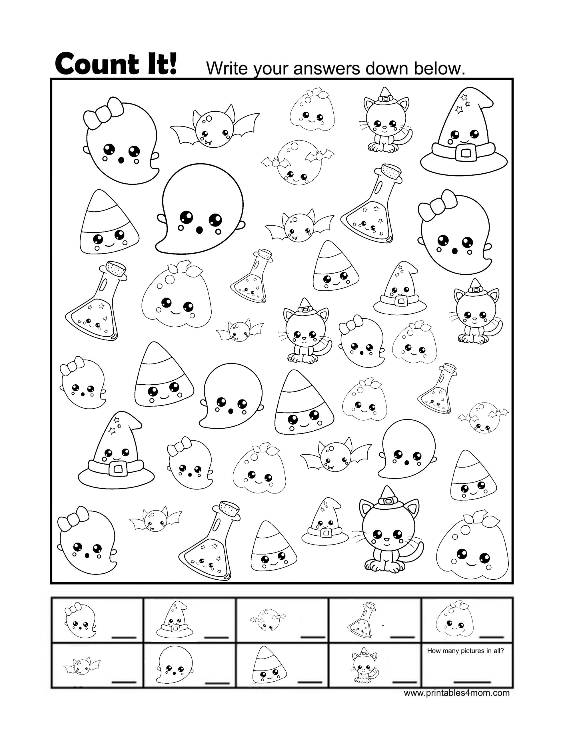 printable halloween activity sheets