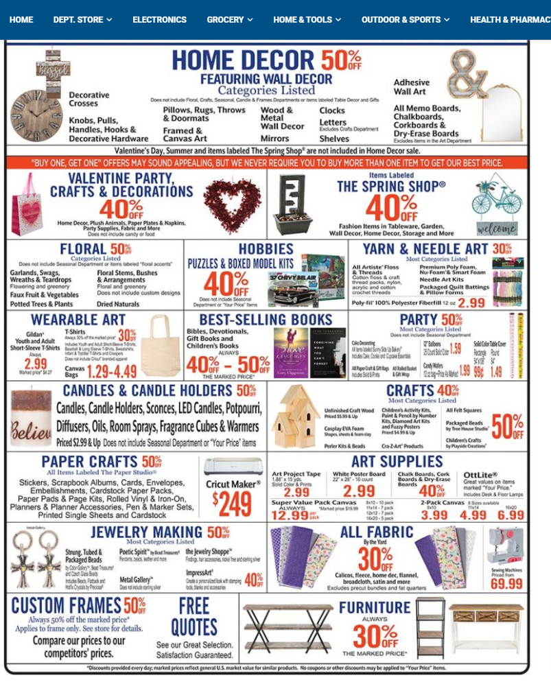 hobby lobby printable coupon