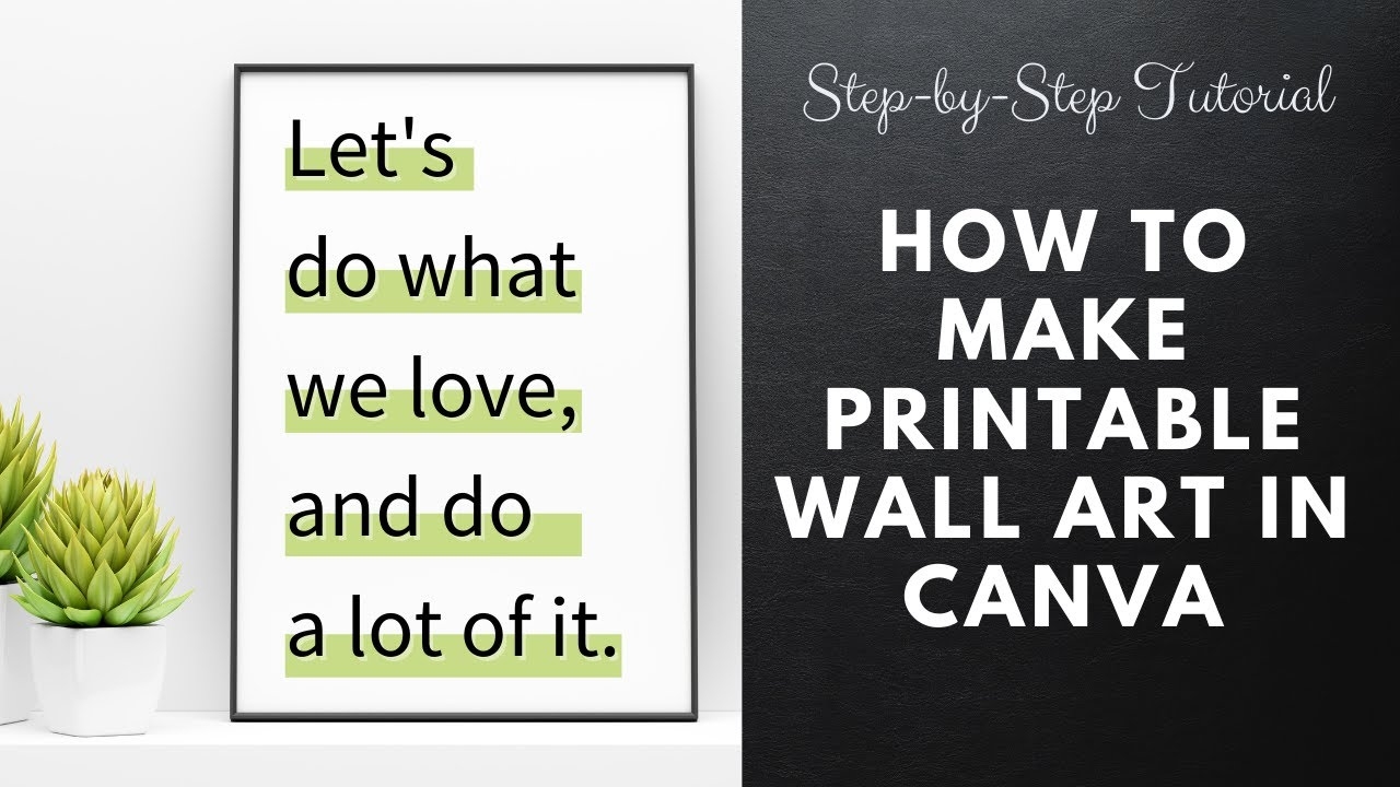 create printable wall art