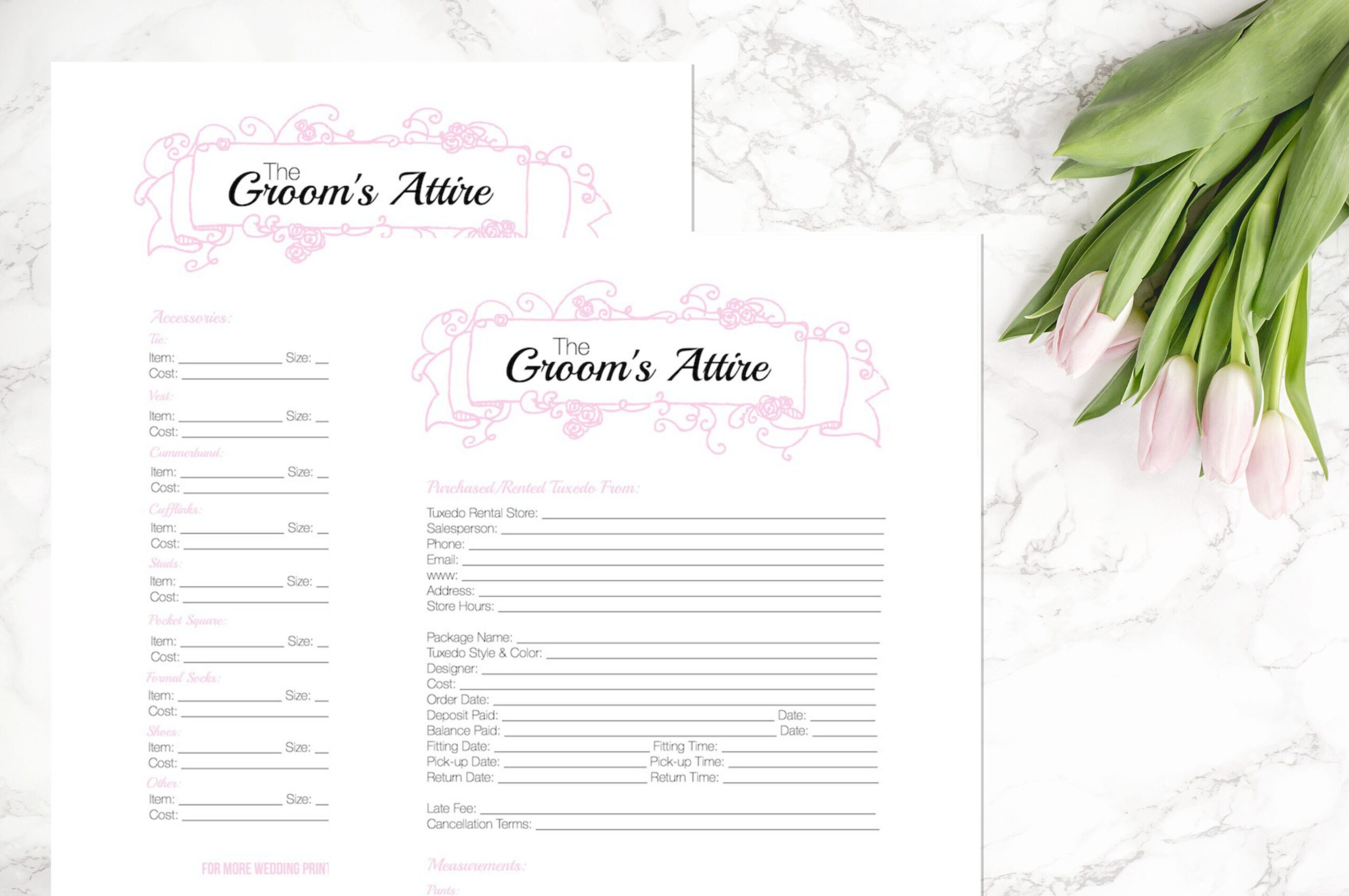 wedding planner binder printables