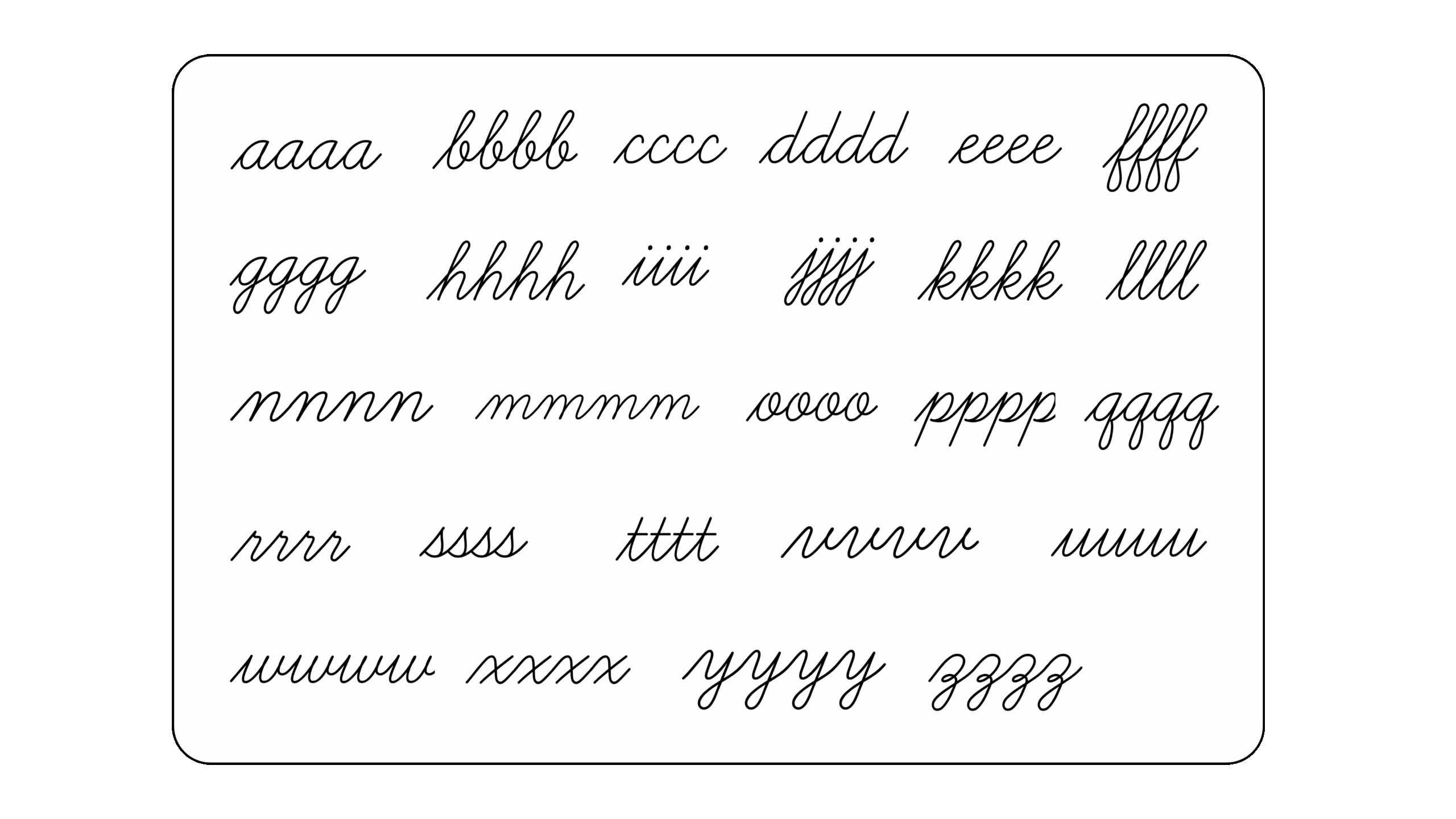 How To Write Cursive Alphabet A To Z Writey How To Write Cursive Alphabet A To Z Writey
