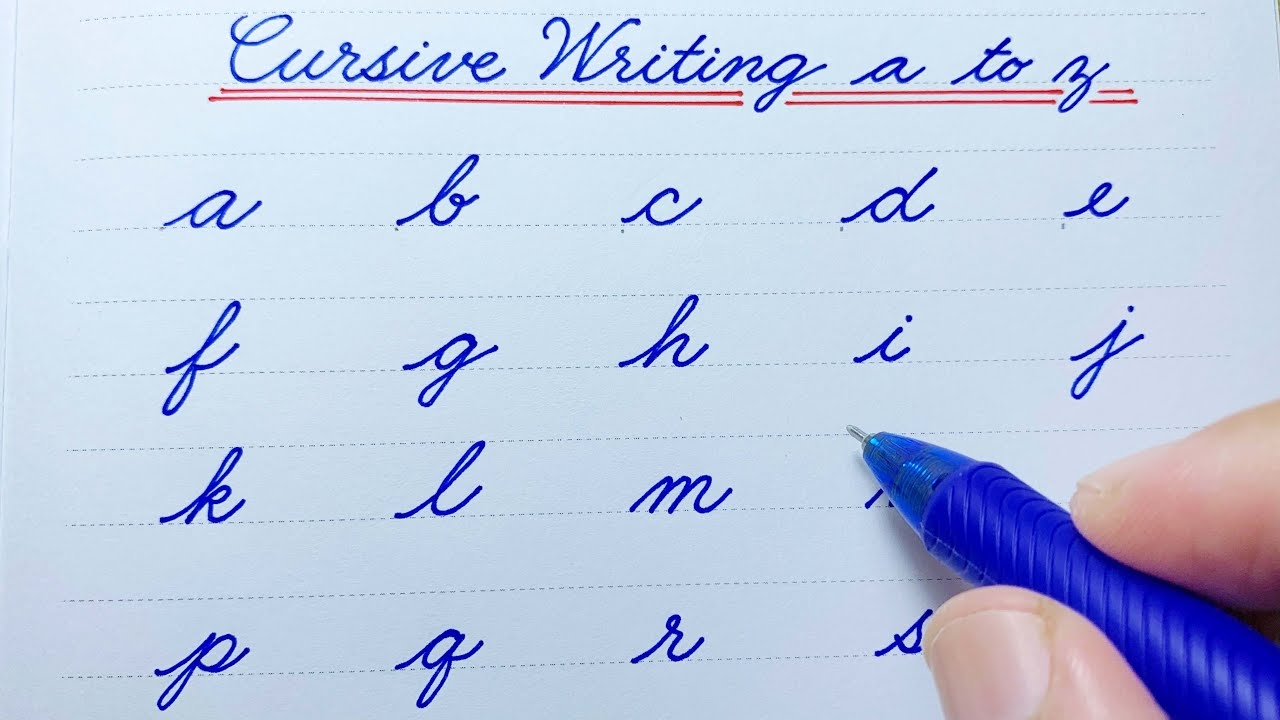 How To Write English Small Letters Cursive Writing A To Z Cursive Handwriting Practice Abcd YouTube How To Write English Small Letters Cursive Writing A To Z Cursive Handwriting Practice Abcd YouTube
