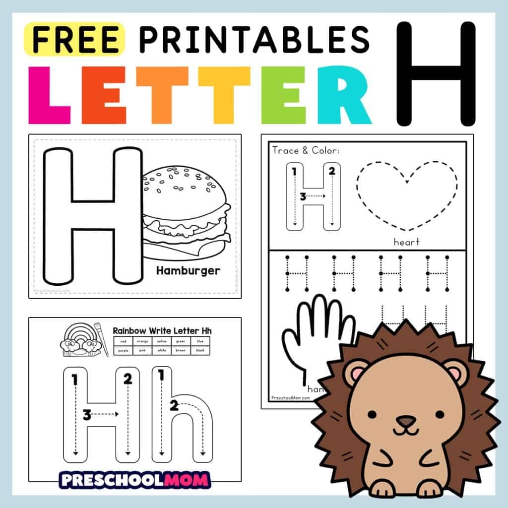 worksheets for pre k