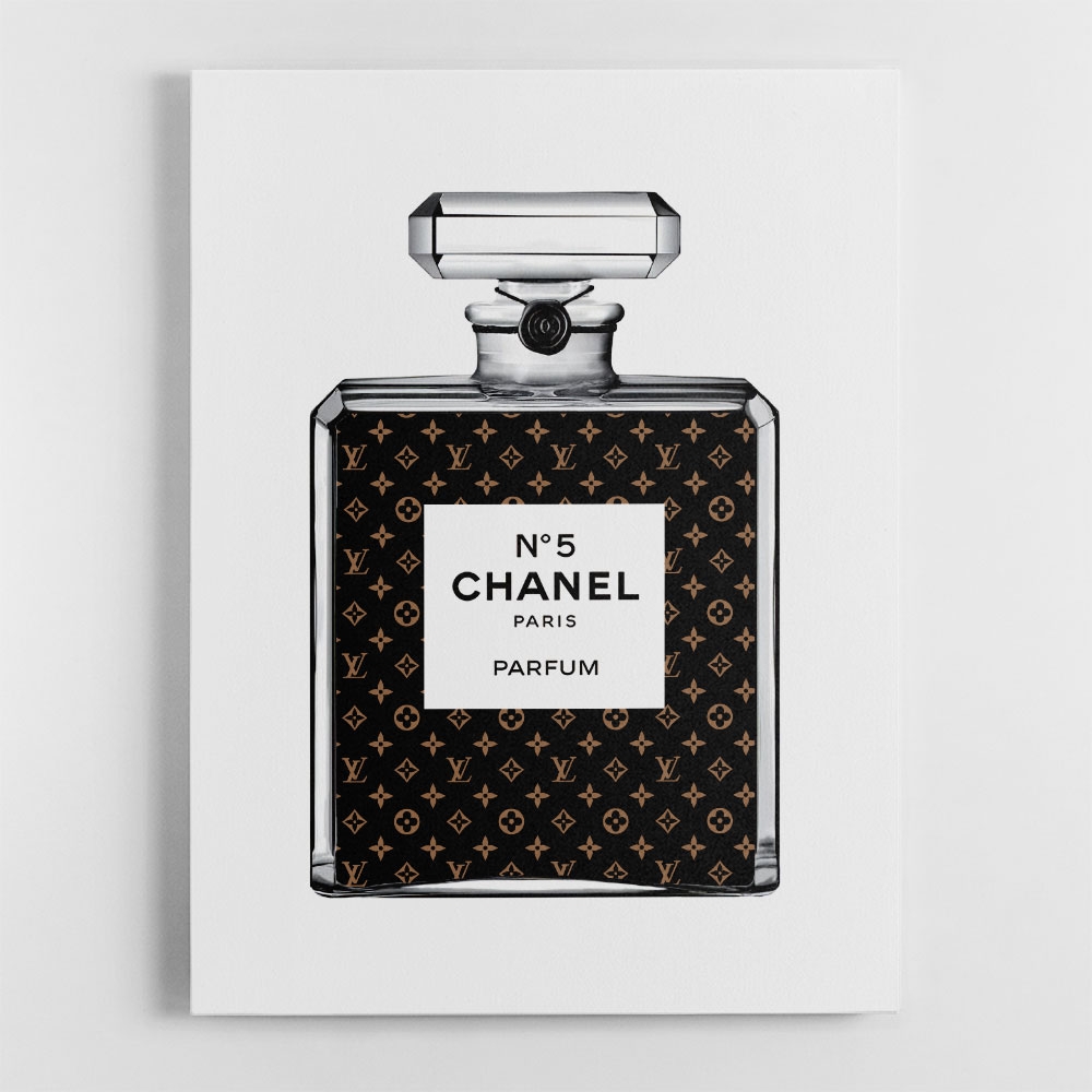 LV In Chanel Wall Art