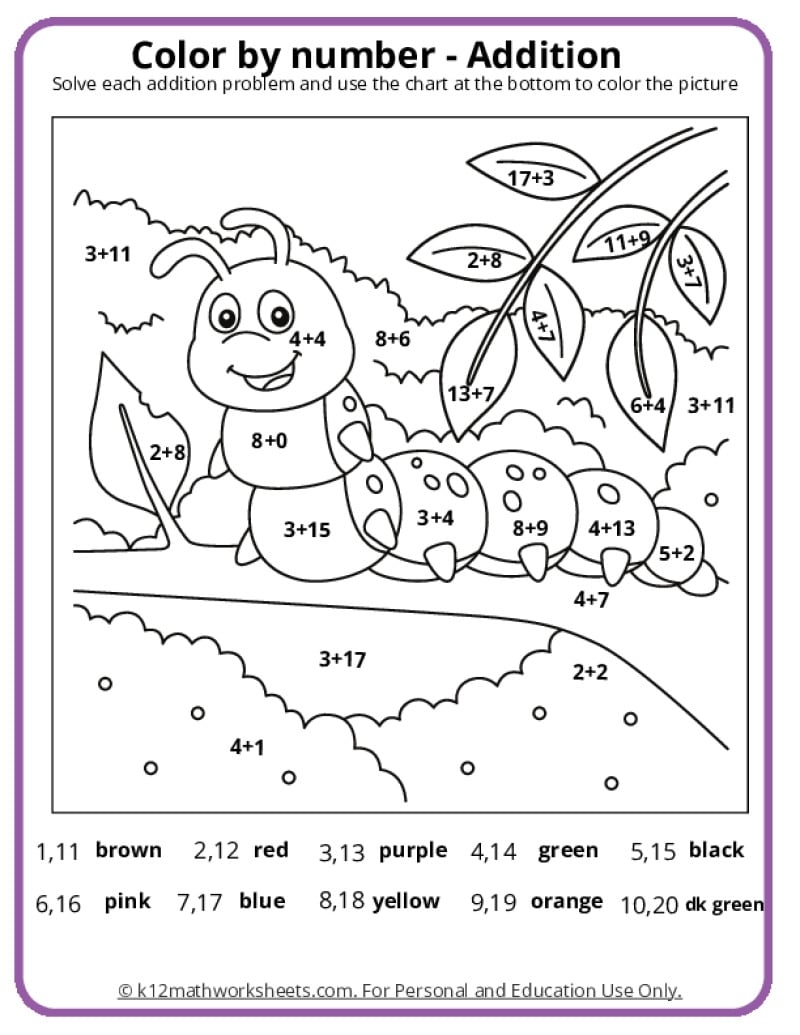 math worksheets 4 kids