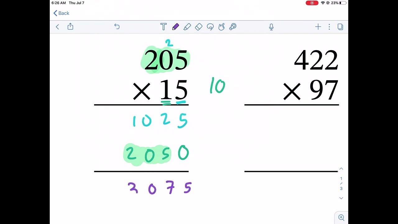Math Drills 3 digit By 2 digit Multiplication YouTube Math Drills 3 digit By 2 digit Multiplication YouTube