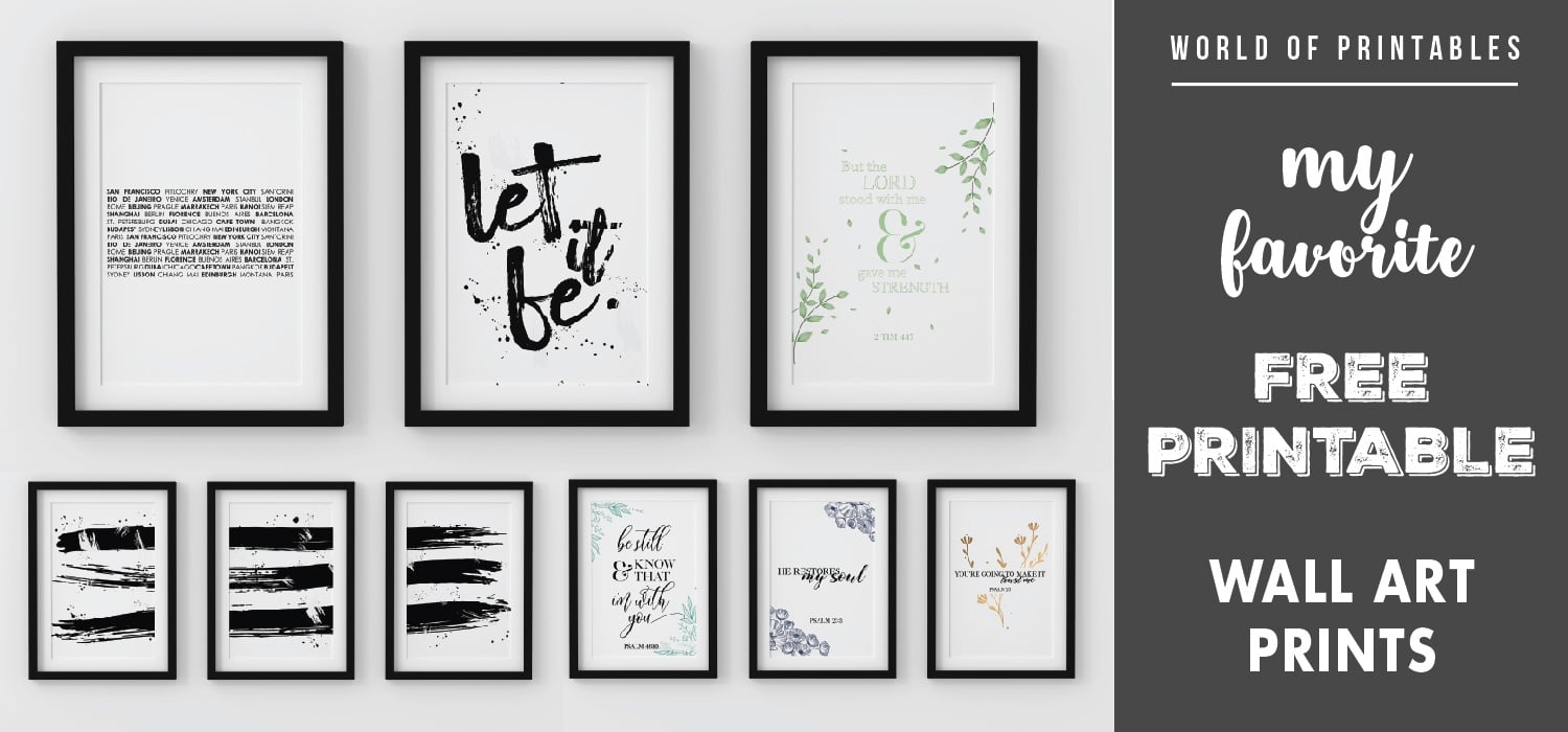 printables for wall art